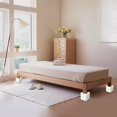 thumbnail image 5 of Furniture Bed Riser Shock-Absorbing Strong Load-Bearing Wear-Resistant Furniture Lifter Couch Lifters Bed Riser for Sofa Desk Beige Square, 5 of 7