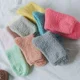 thumbnail image 2 of Xiao Hua Pantuflas de felpa cómodas, calcetines cálidos y suaves para dormir en casa en invierno, grises, 3 pares, 2 of 5