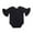 Black, variant on Toimothcn Baby Girls Romper Jumpsuits Short Sleeve Casual Solid Color Romper Soft Loose Breathable Jumpsuits 18-24 Months