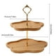 thumbnail image 3 of Bandeja de Madera para Bocadillos y Dulces en Capas – Organizador de Doble o Triple Nivel que Ahorra Espacio para Sala de Estar, Mesa de Café, Fiestas y Regalos, 3 of 6