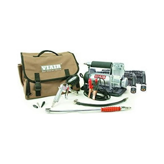 Viair 400P - 40047 RV Automatic Portable Compressor Kit, Tire Pump, Truck/SUV Tire Inflator, Silver, For up To 35 Inch Tires