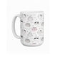 thumbnail image 1 of Taza de cerámica 445 ml diseño cute de gatos, 1 of 6