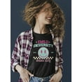 thumbnail image 2 of Emoji University Drama Club - Retro Smile Emoji Women's T-shirt, 2 of 4