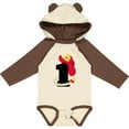 thumbnail image 3 of Inktastic Fireman 1st Birthday Boys or Girls Long Sleeve Baby Bodysuit, 3 of 5