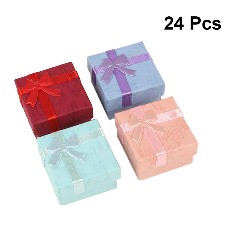 24Pcs gifts under 5 dollars ring jewelry case jewelry storage holder