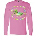 thumbnail image 3 of Inktastic Praying Mantis with Flowers and Leaves Long Sleeve T-Shirt, 3 of 5