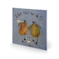 thumbnail image 1 of Sam Toft Que Ne Pouvons-Nous Pas Faire!? Plaque Carrée en Bois, 1 of 2