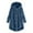 Blue, variant on Meichang Sherpa Coats for Women Trendy Cute Fuzzy Fleece Jackets Loose Fit Plus Size Button Down Hoodies Jackets Soft Solid Color Long Sleeve Overcoats High Low Outerwear Coats