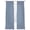 Blue, variant on Grey Pure Color Sheer Curtains 96 Inch Length 2 Panels Set Window Treatments, Aesthetics Contemporary Luxury Rod Pocket Semi Curtains for Living Room/Bedroom/Kitchen Décor, 104"W x 96"L
