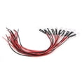 thumbnail image 1 of 50PCS 12V 8mm Chromatic LED Lamp Beads with 20CM 26AWG Lead for Industrial Supplies(White & Blue ), 1 of 5