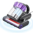 thumbnail image 1 of Aspiradora de colchón VEVOR de 550 W con potente succión de 18 kPa y doble depósito de polvo, filtro HEPA y calefacción, tecnología ultrasónica y luces de limpieza, de mano, con cable, color gris., 1 of 9
