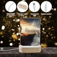 thumbnail image 3 of WISHTIME Fantasy Acrylic Photo Frame with LED Lighted- Wood Base Sublimation Picture Frame For Photos, USA, 3 of 5