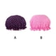 thumbnail image 3 of Yuarrent Gorro de ducha impermeable doble transpirable para baño, adecuado para ducha diaria, gorro para cubrir el cabello Juegos de accesorios de baño, 3 of 6