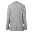 thumbnail image 4 of Women's Lightweight Long Sleeve Drape Front Pullover Nursing Cardigan Top - Polyester Material for Daily Wear, 4 of 6
