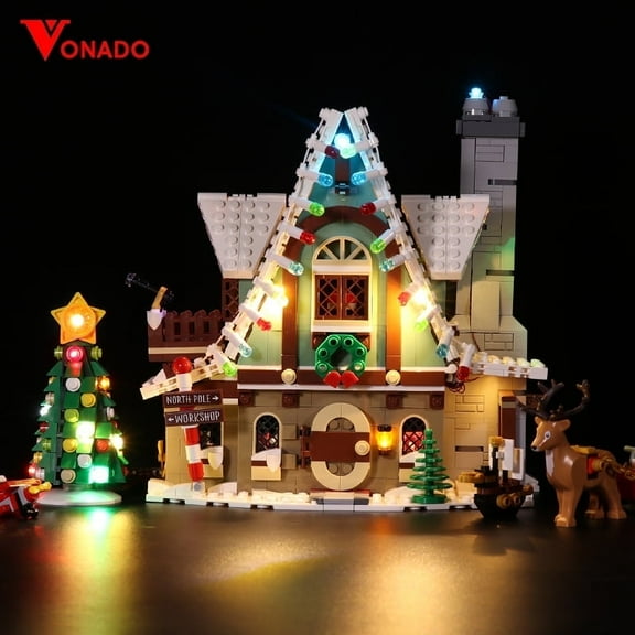 LED Lighting for Legos 10275 Fairy Magic House Winter Christmas Collection, Creative Light Kit Compatible with Legos 10275 -(NOT Included The Building Blocks Model Set)
