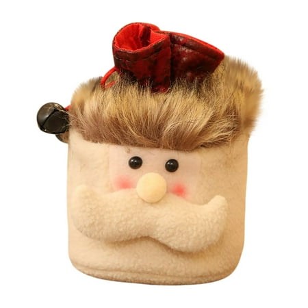 

Xinduolei 1PCS Christmas Kids Candy Bags Pouch Santa Snowmen Xmas Bag Children Bag Drawstring Container Closet Bags for Clothes Big for Storage Storage Closets with Curtain under Bed Barrier Ornament