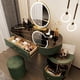 thumbnail image 2 of Drawer Chair Toilet Dressing Table Shelf Container Dressing Table Makeup Vanity Living Room Penteadeira De Maquiagem Bedroom Set My Lux Decor Round, 2 of 28