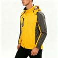 thumbnail image 3 of ZyeKqe Mens Jackets Full Zipper Hooded Casual Windbreak Workout Climbing Cycling Long Sleeve Outwear with Pockets, 3 of 4