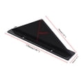 thumbnail image 4 of 4PCS Car Rear Bumper Shark Fin Triangle Spoilers Universal Black Flat Style, 4 of 7