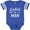 Football Blue and White, variant on Inktastic Valentine Boys Ladies Man Boys Baby Bodysuit