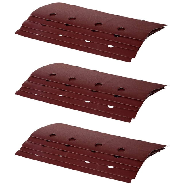 Sanding Sheet Sander Sandpaper Hook and Loop Pads 8 Hole 15pcs(180 Grits)