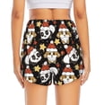 thumbnail image 4 of Goofa Cute Dog Panda Printed Women 2 in 1 Running Shorts,Quick Dry Athletic Workout Shorts,High Waisted Athletic Shorts with Liner Pockets-X-Large, 4 of 9