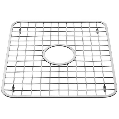 InterDesign Gia Sink Grid with Drain Hole, Chrome