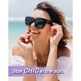 thumbnail image 2 of Gafas de Sol Sobre Lentes Myiaur para Mujer, Sobredimensionadas y a la Moda, 2 of 8