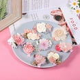 thumbnail image 7 of 9Pcs Flower Hair Clips Artificial Rose Hair Barrettes Floral Wedding Beach Party Decor Hair Accessories for Women Girls, 7 of 7