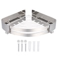 thumbnail image 1 of 1 Set of Bathroom Shower Corner Shelf Corner Storage Rack Toilet Wall Shelf, 1 of 9
