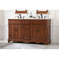 thumbnail image 2 of Elegant Lighting Vf30460d Francis 60" Free Standing Double Basin Vanity Set - Wood, 2 of 8