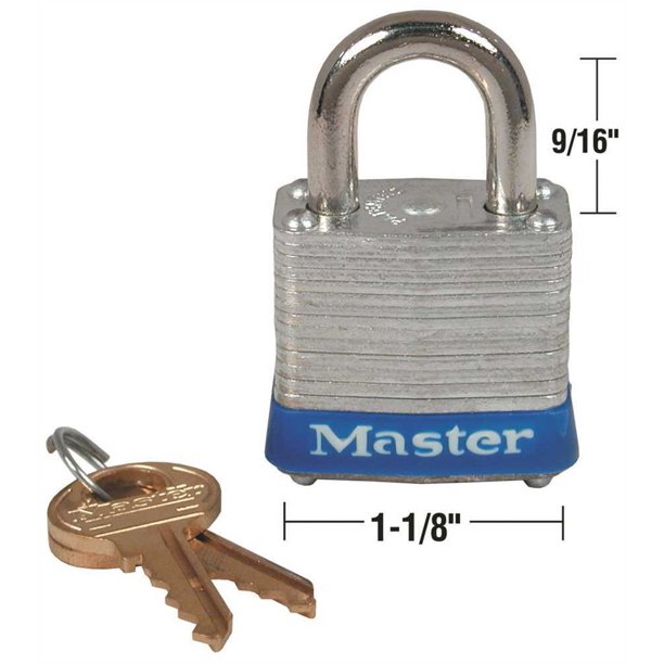 Master Lock Company 7KA P503 7 Laminated Steel Padlock, Keyed Alike