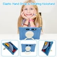 thumbnail image 2 of For iPad 9th 8th 7th Generation Case, Soft Silicone Drop Protection Rotating Kickstand with Shoulder Strap Pencil Holder Kids Friendly Lightweight Case for iPad 10.2" 2021/2020/2019, Darkblue, 2 of 6