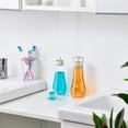 thumbnail image 4 of Dispensador de enjuague bucal de vidrio VITVITI 260 ml con vaso con tapa, juego de 2, 4 of 6