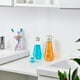 thumbnail image 4 of Dispensador de enjuague bucal de vidrio VITVITI 260 ml con vaso con tapa transparente, 4 of 6