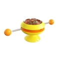 thumbnail image 1 of GROWTH TANK Cat Catnip Toy Rotating Cat Windmill Toy Indoor Turntable Toy for Cats/Dogs Cat Yellow, 1 of 8