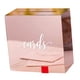thumbnail image 5 of Boda de acrílico, decoraciones de caja de tarjeta de regalo, diseño moderno grande, boda de bricolaje para rosa áurea, 5 of 9