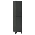 thumbnail image 3 of vidaXL Locker Cabinet Anthracite 38x40x180 cm Steel, 3 of 5