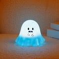 thumbnail image 4 of Cute Ghost Silicone Night Light for Childs, 7 Color Changing Touch Control LED Lamp, USB Rechargeable Dimmable Bedside Nightlight for Nursery Bedroom Halloween Decor Gift for Boys Girls Teens, 4 of 9