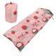 thumbnail image 1 of Saco de dormir para acampar profesional plegable impermeable espesar saco de dormir cálido para exteriores fresa 1, 1 of 5