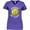Purple, variant on Inktastic Pitches Be Crazy Softball Humor Women's V-Neck T-Shirt