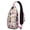 Sky-blue-87, variant on Yellow Queen Bee and Hive Design Travel Chest Bag – Water-resistant Fabric, Ergonomic Fit, Secure Pockets – Artistic Bee Print