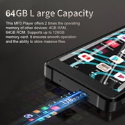 MUSICOZY 128GB MP3 Player with Bluetooth WiFi,Android 12 OS MP3&MP4 Players with 5 Touchscreen and 64GB ROM,1080P 120Hz,16MP Camera,Digital Music Player with Spotify,Audible,Play Store for Students