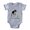 Heather Gray, variant on CafePress - Boston Terrier Life - Cute Infant Baby Football Bodysuit