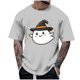 thumbnail image 1 of Blusas y camisas de manga corta y cuello redondo para hombre. Blusas/camisetas de manga corta con cuello redondo y estampado de Halloween para hombre. Blusa para hombre., 1 of 4