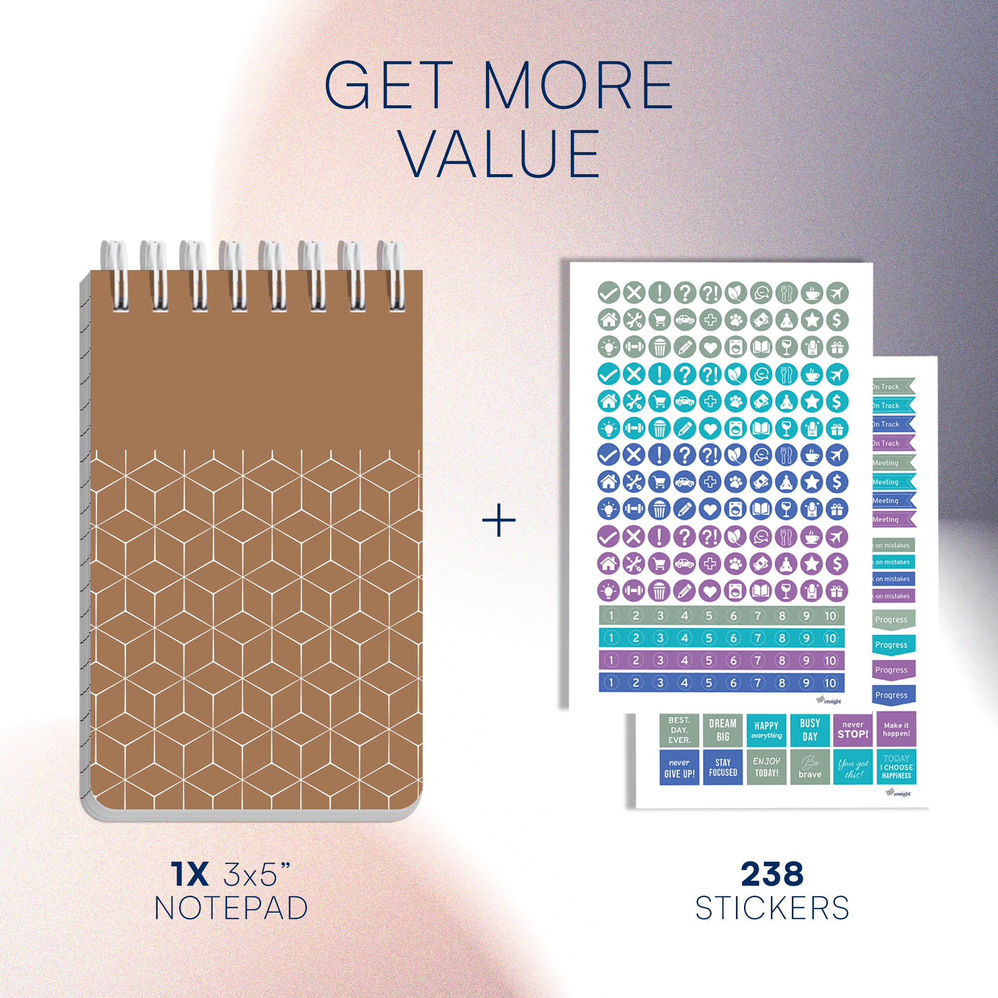 Ensight Appointment Books & Planner - July 2024 to June 2025 - Tabs, Hourly, Daily, Weekly & Monthly - Business & Personal-Black