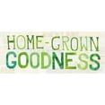 thumbnail image 3 of Averinos, Melissa 18x10 Black Modern Framed Museum Art Print Titled - Kitchen Garden Cream Sign II v2, 3 of 5