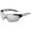 Matte Silver | Silver Mirror, variant on Xagger Half Frame Polarized Sports Sunglasses for Men Women UV400 Wrap Around Baseball Running Cycling Glasses