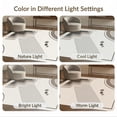 thumbnail image 7 of ODIKA 4'x6' Cream Taupe Geometric Villa Design Washable Area Rug Modern Southwestern Inspired Motif Non-Slip, Chair-Friendly, Flatwoven for Home Office, Under Desk, 7 of 7