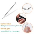 thumbnail image 3 of Ingrown Nail Solution With Comfort Grip, Rust-Free Stainless Steel Toenail Clipper, Professional Grade Tool For Thick Nails, Ergonomic Handle Design, Wide Jaw Opening, Multi-Tool Pedicure Kit., 3 of 6